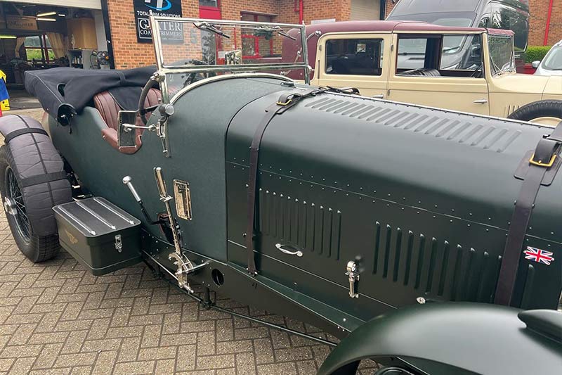 Classic vehicle coach trimming
