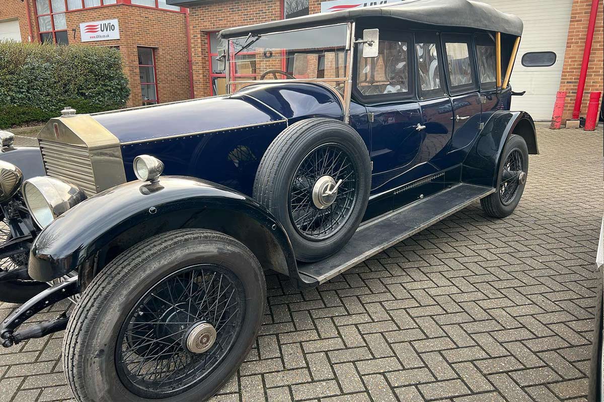 Rolls Royce 20HP that came into the workshop for coach trimming work