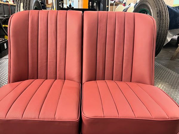 seats upholstered